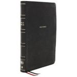 Nkjv, Thinline Bible, Large Print, Leathersoft, Black, Thumb Indexed, Comfort Print: Holy Bible, New King James Version - Thomas Nelson