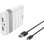 Acumulator extern Hama Power Pack, 10400 mAh, Alb