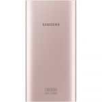 Acumulator extern Samsung EB-P1100B, 10000 mAh, Dual USB, Roz