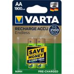 Acumulatori Varta Endless, AA, 1900 mAh, 2 buc