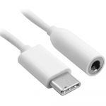 Adaptor Huawei, USB Type C, Jack 3.5 mm, Alb