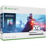 Consola Microsoft Xbox One S, 1TB, Alb + Battlefield V Deluxe Edition