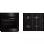 Pachet: Cuptor incorporabil Arctic AROSC21130BD, 71 l, Clasa A + Plita incorporabila, 4 arzatoare