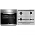 Pachet: Cuptor incorporabil Beko BSE22130X, 71 l, Clasa A + Plita incorporabila, 4 arzatoare