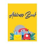 Address Book: Address Book with Alphabetical Index Address Book A-Z Index Alphabetical Address Book Yellow - Millie Zoes