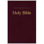 NIV, Value Pew and Worship Bible, Hardcover, Burgundy - Zondervan