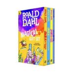 Roald Dahl Magical Gift Set (4 Books): Charlie and the Chocolate Factory, James and the Giant Peach, Fantastic Mr. Fox, Charlie and the Great Glass El - Roald Dahl
