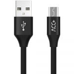 Cablu de date MaxCom ACC+, MicroUSB, 1 m, Negru