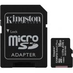 Card de memorie Kingston MicroSD, Canvas Select Plus, 16GB, Class 10, Adaptor