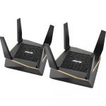 Sistem Wi-Fi Mesh Asus RT-AX92U (2-Pack), AX6100, Wi-Fi 6, Tri-Band