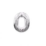 Cifre balon folie argint L 10