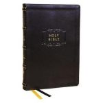 Kjv, Center-Column Reference Bible with Apocrypha, Leathersoft, Black, 73,000 Cross-References, Red Letter, Comfort Print: King James Version - Thomas Nelson