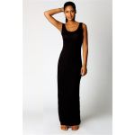 Rochie lungă de damă A2492 negru L