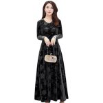 Rochie elegantă lungă negru L