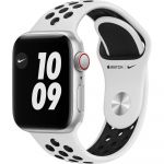 Apple Watch Nike SE GPS + Cellular, 40mm, Silver, Aluminium Case, Pure Platinum/Black Nike Sport Band