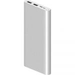 Acumulator extern Xiaomi Mi Power Bank 3, 10000 mAh, Fast Charge, Argintiu