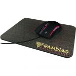 Mouse gaming Gamdias Zeus E2, RGB, Negru + Mousepad Nyx E1