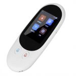 Traducător de voce inteligent portabil Dispozitiv de interpretare în 119 limbi cu ecran tactil HD Translator compact micro USB cu cameră pentru traducerea textului 12,9 x 5,3 x 1,3 cm alb