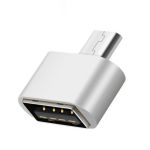 Adaptor Micro USB la USB 2.0 K17 alb