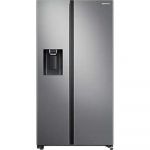 Side by Side Samsung RS65R5401M9/EO, 617 l, No Frost, Digital Inverter, PowerFreeze, Mono Cooling, Ice Maker, Clasa F (clasificare energetica veche Clasa A+), H 178 cm, Argintiu