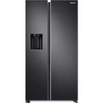 Side by Side Samsung RS68A8842B1/EF, 634 l, No Frost, Digital Inverter, Twin Cooling Plus, Smart Conversion, Clasa D, (clasificare energetica veche Clasa A+++), H 178 cm, Negru