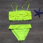 Bikini elegant pentru fete J2281 verde 8