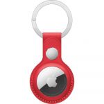 Apple AirTag Leather Key Ring, (PRODUCT)RED