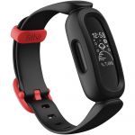 Smartband Fitbit Ace 3 Kids, Black/Racer Red