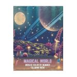 Magical World Mosaic Color By Number Coloring Book: An Adult Mosaic Coloring Book with Incredible Coloring Pages of Mermaids, Fairies, Vampires, Drago - Blue Sea Publishing House