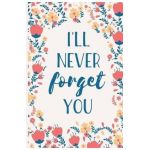 I'll Never Forget You: Internet Password Manager to Keep Your Private Information Safe - With A-Z Tabs and Flower Design - Secure Publishing