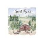 Cabin house guest book (hardback), comments book, guest book to sign, vacation home, holiday home, visitors comment book - Lulu And Bell