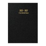2023 - 2027 5-Year Monthly Planner: 60-Month Calendar (Black) - Large - I. S. Anderson