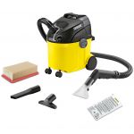Aspirator cu spalare tip injectie-extractie Karcher SE 2 Car, Filtru HEPA, Sistem cu rezervor dublu, 4 L, 210 mbar, 1400 W