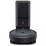 Aspirator robot iRobot Roomba I3+ Dark 3554, Wi-Fi, 75 min, 26 Wh, 32kWh/an, Control prin aplicatie, Alexa si Google, Li-Ion, Golire automata, Senzori anti-cadere, Gri