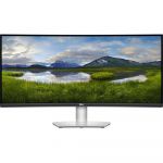 Monitor curbat LED Dell S3422DW, 34", WQHD, 1800R, 100Hz, 4ms, 99% sRGB, 90% DCI P3, FreeSync