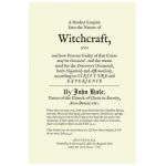 A Modest Enquiry Into the Nature of Witchcraft - John Hale
