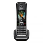 Telefon fara fir DECT Panasonic Gigaset C530, Caller ID, VoIP, Tastatura Iluminata, Negru