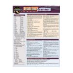Italian Grammar: A Quickstudy Laminated Language Reference Guide - Sally-ann Del Vino