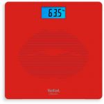 Cantar de baie TEFAL Classic PP1538V0, 160 Kg, Afisaj digital, Pornire/oprire automata, Sticla securizata, Rosu