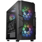 Carcasa Thermaltake Commander C33, ARGB, Mid-Tower, fara sursa, ATX, Negru