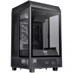 Carcasa Thermaltake The Tower 100, Mini Tower, fara sursa, Mini-ITX, Negru