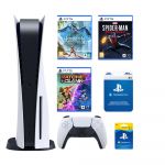 Consola PS5 SONY B Chassis 825GB, Horizon Forbidden West Standard Edition, Spider-Man Miles Morales, Ratchet and Clank, Membership 90 zile, Card PlayStation Store 250 RON