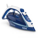 Fier de calcat Tefal EasyGliss Plus FV5770E0, 2700 W, Abur 240g/min, Talpa Durilium AirGlide, Functie antipicurare, Oprire automata, Albastru