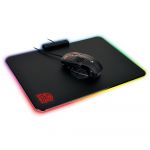 Mousepad Thermaltake Tt eSPORTS Draconem Touch, Iluminare RGB, Negru