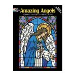 Amazing Angels Stained Glass Coloring Book - John Green