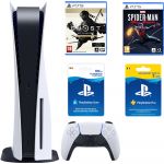 Consola PS5 SONY B Chassis 825GB, Ghost Director's Cut, Spider-Man Morales, Card 100+90 Zile