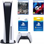 Consola PS5 SONY B Chassis 825GB, Gran Turismo 7, Demon's Soul, Card 100 + 90 Zile