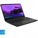 Laptop Gaming Lenovo IdeaPad 3 15IHU6, Intel Core i5-11300H, 15.6", Full HD, 16GB, 512GB SSD, NVIDIA GeForce GTX 1650 4GB, No OS, Shadow Black