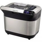 Masina de paine Morphy Richards, Premium Plus, 900 g, 19 programe, 600 W, Negru/Gri