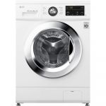 Masina de spalat rufe LG F4J3TN5WE, 1400 RPM, 8 kg, Smart Diagnosis, 6MotionDD, BabyCare, Clasa D